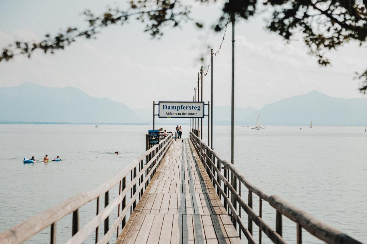 Chiemsee Ferienwohnung Gartenblick Prien am Chiemsee Luaran gambar